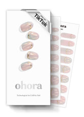 ohora Gel Semi-Curé N Pink Mermaid hologramme pour un fini scintillant et durable.
