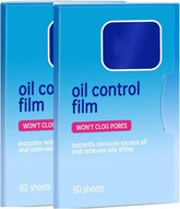Papiers absorbants Oil Blotting Papers, lot de 120 feuilles, transport facile et contrôle de la brillance.