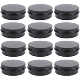 OJYUDD pot aluminium rond 2oz — rangement compact pour cosmétiques.