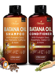 Okaga Batana Shampoing en bouteille, nettoyage doux sans dessèchement.