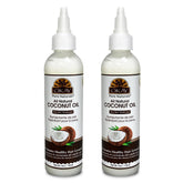 OKAY coconut oil bottle for versatile hair and skin care