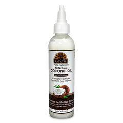 OKAY huile de coco pur pour cheveux, nourrissante et lumineuse.