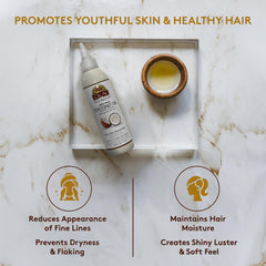 Peau douce et hydratée grâce à OKAY huile coco pure.