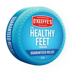 Crème O'Keeffe's Healthy Feet en pot, hydratation intense pour pieds secs.