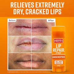 O'Keeffe's Lip Repair Stick Originale – texture crèmeuse et agréable