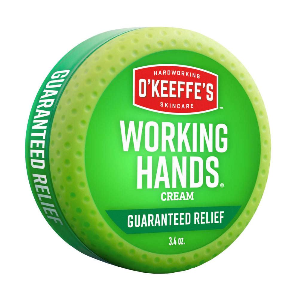 O'Keeffe's Working Hands dans le pot, hydratation intense pour mains sèches.