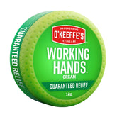 O'Keeffe's Working Hands dans le pot, hydratation intense pour mains sèches.