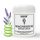 OLACLUK Neuropathy Cream bottle with lavender for nighttime relaxation.