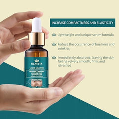OLAVITA Sérum visage : application rapide pour une peau veloutée et rafraîchie.