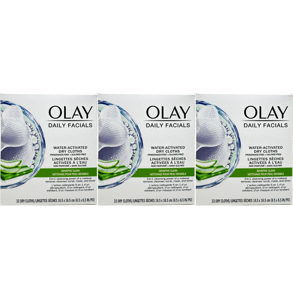 OLAY Daily Gentle Clean emballage pratique pour une routine rapide.
