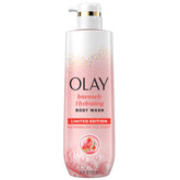 Olay Douche-Corps Hydratant Pastèque Été Pétillant: bouteille rafraîchissante, hydratation durable.
