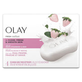 Savon en barre Olay Fresh Outlast parfum fraise blanche et menthe rafraîchissante