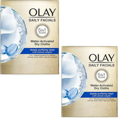 Lingette Olay visage 2-en-1, face douce nettoyant en profondeur des pores.