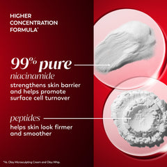 Olay Niacinamide Peptides 24 — flacon élégant pour votre routine quotidienne.