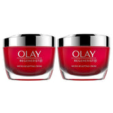 Olay Regenerist pack de deux bouteilles, hydratation et nourrissement quotidien de la peau.