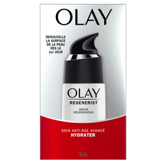 Olay Regenerist – régénération de l'épiderme et élasticité accrue.