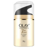 Olay Total Effects 7 en 1, flacon 50 g, hydratation et protection UV.