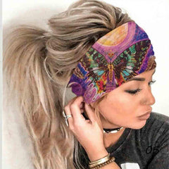 Olbye bandeau cheveux papillon – absorption de la transpiration pendant l'exercice