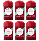 Old Spice Anti-transpirant Pure Sport Doux Solide, pack de 6, protection durable au quotidien.
