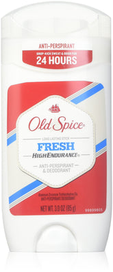 Old Spice antitranspirant baton frais, protection 24h et fraîcheur durable.