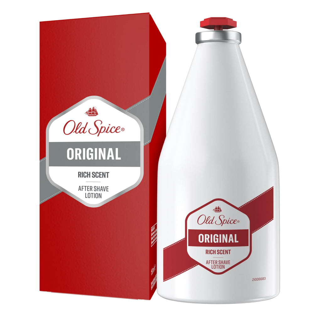 Old Spice Après-Rasage Original 100 ml : fraîcheur durable après rasage.
