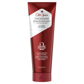 Old Spice conditionneur epais homme en flacon, favorisant le corps et la densite.