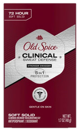 Old Spice Défense contre transpiration – bouteille montrant une protection longue durée.