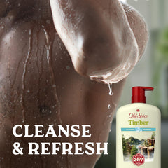 Old Spice Gel Douche Homme sillage bois santal, parfum boisé et réconfortant.