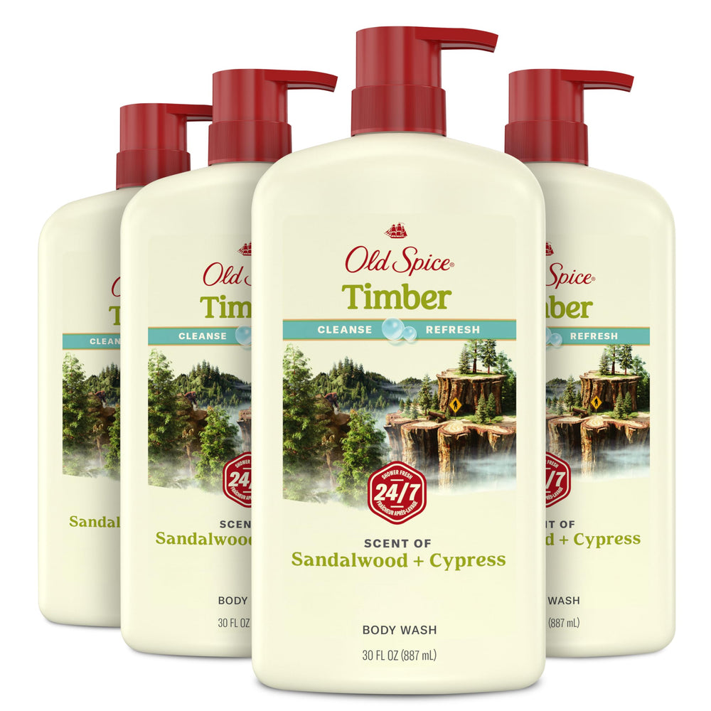 Old Spice Gel Douche Homme 24/7 rafraîchissant, sensation durable après chaque douche.
