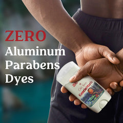 Old Spice Gentleman's Blend déodorant, formule sans aluminium, déployant une fraîcheur discrète et durable.