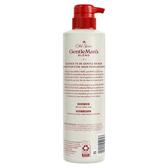Old Spice Gentleman’s Blend shampoing étiquette lavande menthe: note relaxante
