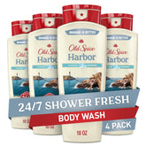 Old Spice bord-de-mer pack4 bouteilles, rafraîchissement durable après la douche