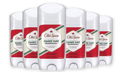 Old Spice Jour de Match bâton antitranspirant offre protection durable et discrète.