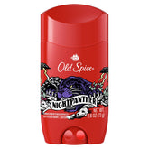 Old Spice NightPanther emballage du déodorant invisible et discret.