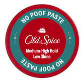 Old Spice No-Poof Paste – bouteille prête au coiffage durable.