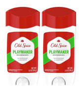 Old Spice Playmaker pack-of-2-sticks for convenient daily freshness.