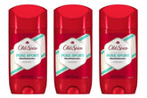 Old Spice Pure Sport déodorant homme — pack triple 3 oz, protection longue durée.