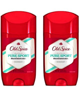Old Spice Pure Sport Déodorant Solide, pack double, fraîcheur durable au quotidien.