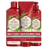 Shampoing Old Spice: bouteille pour cheveux bouclés hydratés et démêlés.