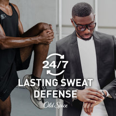 Old Spice Steel Titan, arôme chêne vieilli pour une sensation durable.