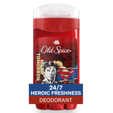 Old Spice Superman bâton déodorant – apparence moderne et protection durable.