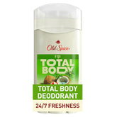 Old Spice Total Body Déodorant Fiji : bouteille prête pour usage sur tout le corps.