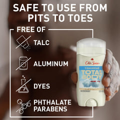 Old Spice Tout-Corps Déodorant aisselles, fraîcheur durable tout au long de la journée.