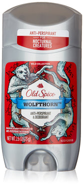 Old Spice Wolfthorn, emballage pratique pour voyage.
