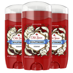 Wolfthorn Old Spice déodorant-stick offrant protection 24h et fraîcheur discrète.