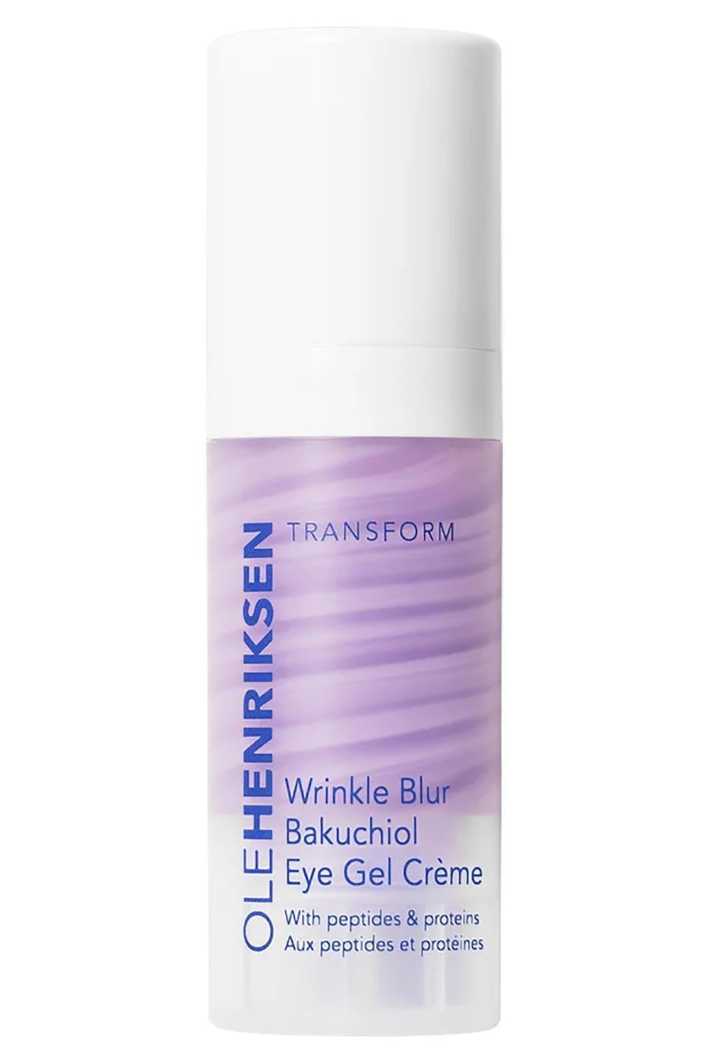 Emballage élégant d'Ole Henriksen Wrinkle Blur Bakuchiol Contour des Yeux, prêt pour votre routine soin.