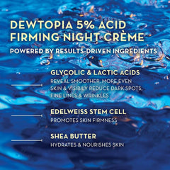 Dewtopia libère un parfum citron frais lors de l application nocturne