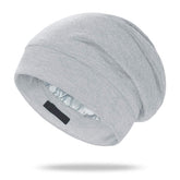 Bonnet de sommeil OLESILK en soie Mulberry 100% protège les cheveux pendant le sommeil.