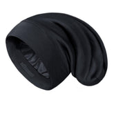 OLESILK bonnet en soie pour cheveux longs, idéal pour dormir sans frottement.