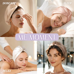 OLESILK bonnet en soie luxe, frisottis réduits au réveil.